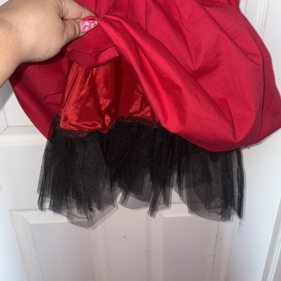 Delia’s Red Tulle Skater Dress Size 3 - Picture 7 of 8